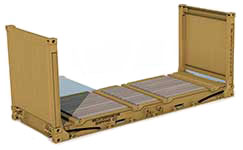 20' Collapsible Flat Rack - 22 P3